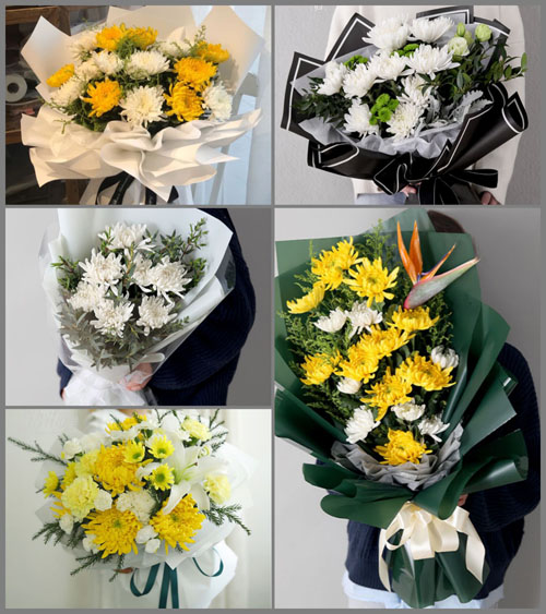 云南文山州丘北县双龙营镇普者黑村白事花束代送